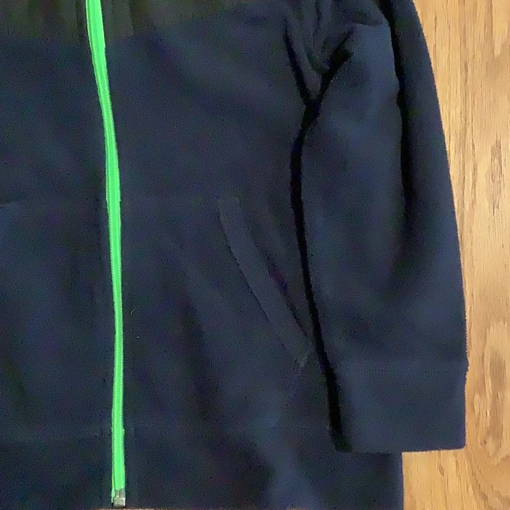 Old Navy: SWEATSHIRT Hoodie Size XS(5) Navy/Black/Electric Green